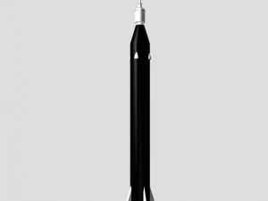 us jupiter c rocket 3D Model