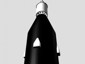 us jupiter c rocket 3D 模型