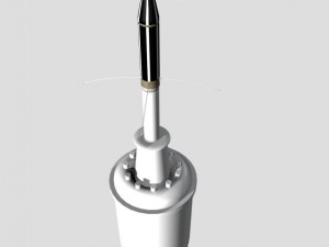 us jupiter c rocket 3D 模型