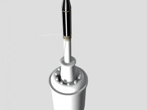 us jupiter c rocket 3D Model