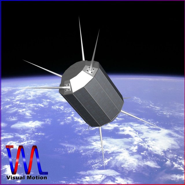 us uhf satellite 3D Model .c4d .max .obj .3ds .fbx .stl .blend 