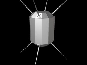 us uhf satellite 3D Model