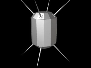 us uhf satellite 3D Model
