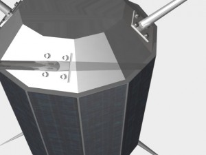 us uhf satellite 3D Model