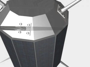 us uhf satellite 3D Model