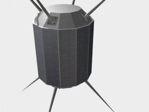 us uhf satellite 3D Model