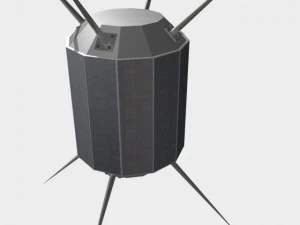 us uhf satellite 3D Model