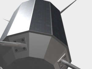 us uhf satellite 3D Model