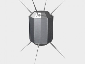 us uhf satellite 3D Model