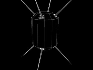 us uhf satellite 3D Model