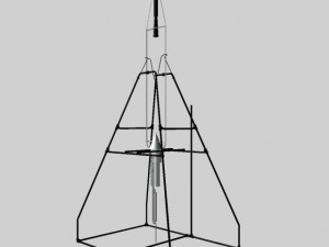 robert goddard liquid rocket system Modèle 3D