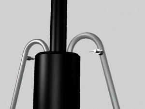 robert goddard liquid rocket system 3D Model