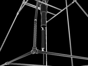 robert goddard liquid rocket system 3D Model