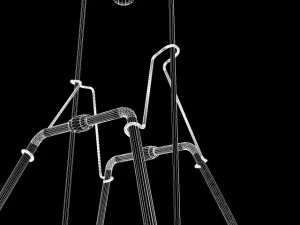 robert goddard liquid rocket system 3D Model