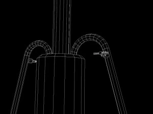 robert goddard liquid rocket system 3D Model