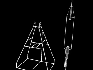 robert goddard liquid rocket system 3D Model