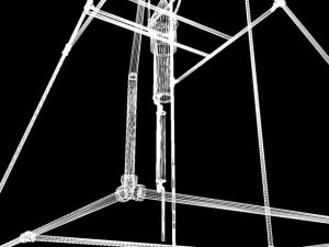 robert goddard liquid rocket system 3D Model