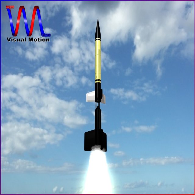 us wac corporal rocket 3D Model .c4d .max .obj .3ds .fbx .stl .blend 