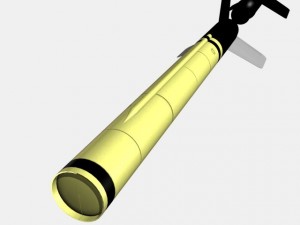 us wac corporal rocket 3D Model