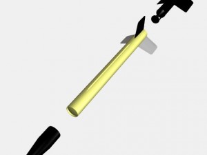 us wac corporal rocket 3D Model