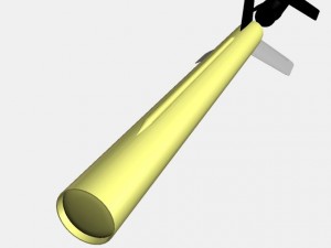 us wac corporal rocket 3D Model