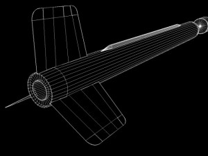 us wac corporal rocket 3D Model
