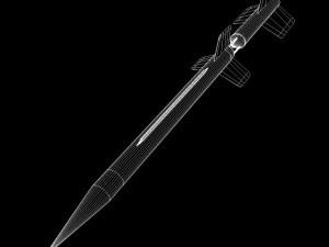 us wac corporal rocket 3D Model
