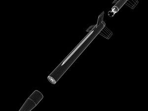 us wac corporal rocket 3D Model