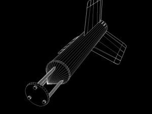 us wac corporal rocket 3D Model