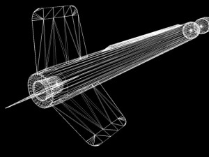 us wac corporal rocket 3D Model