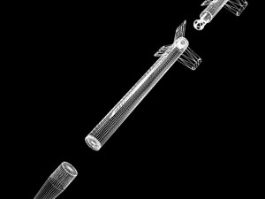us wac corporal rocket 3D Model