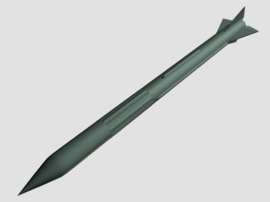 us mgm5 corporal missile 3D Model