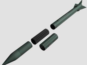 us mgm5 corporal missile 3D Model