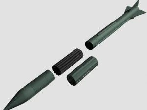 us mgm5 corporal missile 3D Model