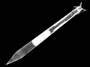 us mgm5 corporal missile 3D Model