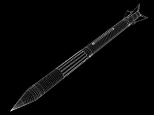 us mgm5 corporal missile 3D Model