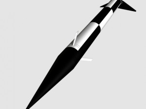 black brant i sounding rocket 3D Model