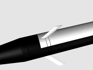 black brant i sounding rocket 3D Model