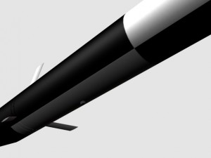 black brant i sounding rocket 3D Model