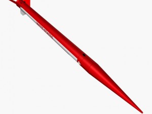 black brant iii sounding rocket Model 3D