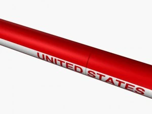 black brant iii sounding rocket 3D Model