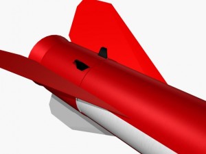 black brant iii sounding rocket Model 3D
