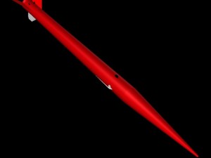 black brant iii sounding rocket Model 3D