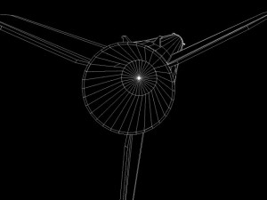 black brant iii sounding rocket Model 3D