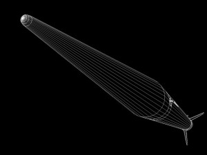 black brant iii sounding rocket Model 3D