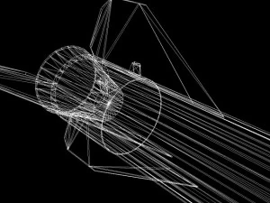 black brant iii sounding rocket 3D Model