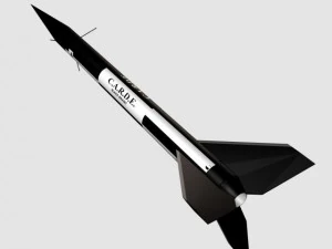 black brant ii sounding rocket 3D Model
