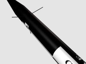 black brant ii sounding rocket 3Dモデル