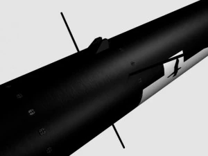 black brant ii sounding rocket 3D Model