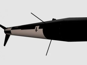 black brant ii sounding rocket 3D Model